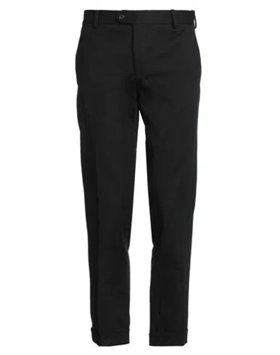 Brian Dales Man Pants Black Size 36 Cotton, Elastane