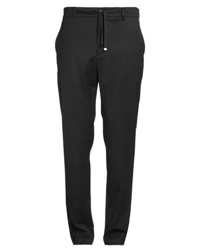 Brian Dales Man Pants Black Size 38 Polyester, Wool, Elastane