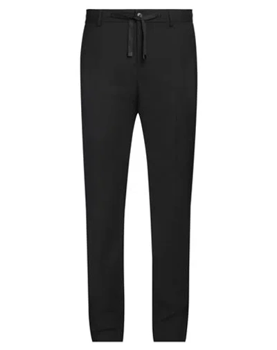 Brian Dales Man Pants Black Size 38 Polyester, Wool, Elastane