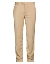 Brian Dales Man Pants Camel Size 40 Wool, Polyester, Elastane In Neutral