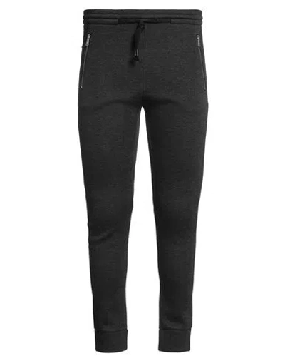 Brian Dales Man Pants Charcoal Size Xl Viscose, Polyurethane In Black