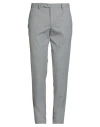 Brian Dales Man Pants Grey Size 36 Polyester, Wool, Elastane In Gray