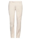 Brian Dales Man Pants Ivory Size 38 Cotton, Polyamide, Elastane In White