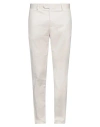 Brian Dales Man Pants Ivory Size 38 Cotton, Polyamide, Elastane In White