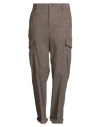 Brian Dales Man Pants Light Brown Size 42 Polyamide, Elastane In Gray
