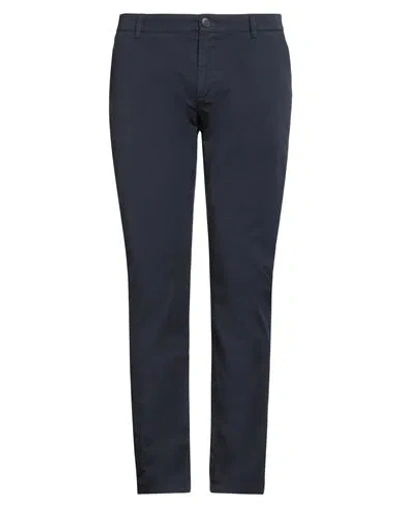 Brian Dales Man Pants Midnight Blue Size 35 Cotton, Elastane