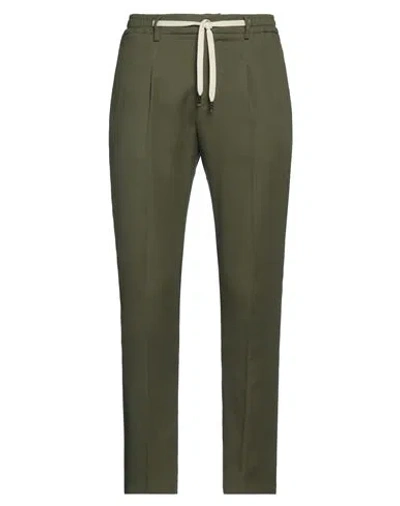 Brian Dales Man Pants Military Green Size 34 Cotton