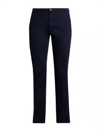 Brian Dales Man Pants Navy Size 31 Cotton, Elastane In Blue