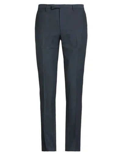 Brian Dales Man Pants Navy Size 34 Cotton, Polyamide In Blue