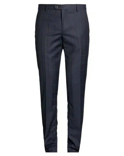 Brian Dales Man Pants Navy Size 36 Wool In Blue