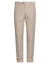 Brian Dales Man Pants Sand Size 38 Cotton In Beige