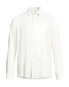 Brian Dales Man Shirt Beige Size 17 Polyester In White