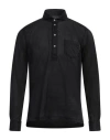 Brian Dales Man Shirt Black Size 15 Cotton In Black