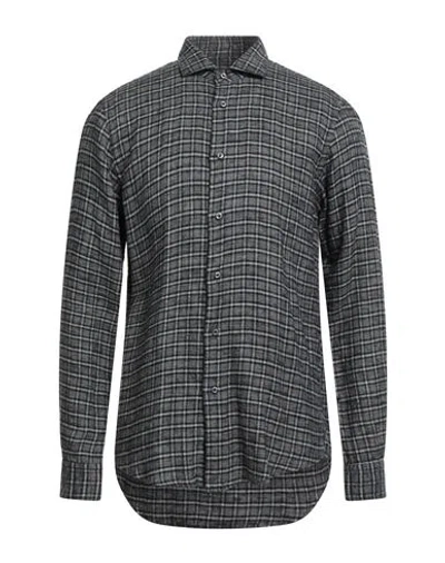 Brian Dales Man Shirt Black Size 16 Linen