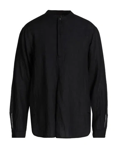 Brian Dales Man Shirt Black Size 17 Linen