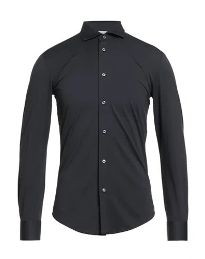 Brian Dales Man Shirt Black Size 17 ¾ Polyamide, Elastane