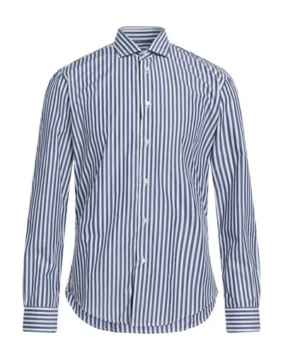 Brian Dales Man Shirt Blue Size 16 Cotton
