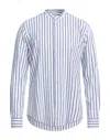 Brian Dales Man Shirt Blue Size 17 Cotton In Multi