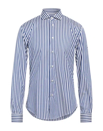 Brian Dales Man Shirt Bright Blue Size 15 ½ Cotton