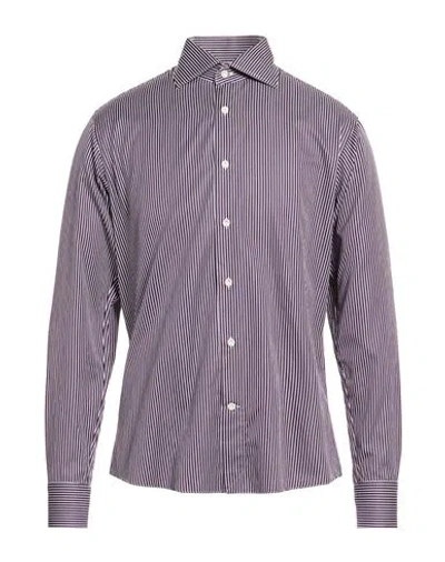 Brian Dales Man Shirt Dark Purple Size 15 ¾ Cotton