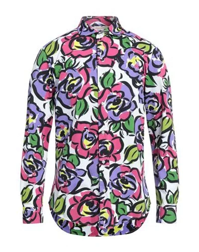 Brian Dales Man Shirt Fuchsia Size 15 ¾ Polyamide, Elastane In Pink