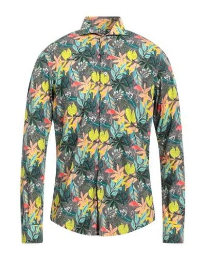 Brian Dales Man Shirt Lead Size 15 Cotton In Grey
