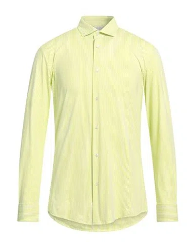 Brian Dales Man Shirt Lime Green Size 17 ½ Polyamide, Elastane