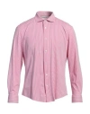 Brian Dales Man Shirt Fuchsia Size 17 Polyamide, Elastane In Magenta
