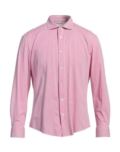 BRIAN DALES BRIAN DALES MAN SHIRT MAGENTA SIZE 17 ½ POLYAMIDE, ELASTANE