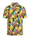 Brian Dales Man Shirt Ocher Size 17 Cotton In Yellow