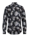 Brian Dales Man Shirt Midnight Blue Size 15 ¾ Cotton, Linen In Blue