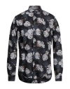 Brian Dales Man Shirt Midnight Blue Size 15 ¾ Cotton, Linen In Blue