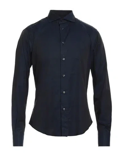 Brian Dales Man Shirt Midnight Blue Size 17 Cotton