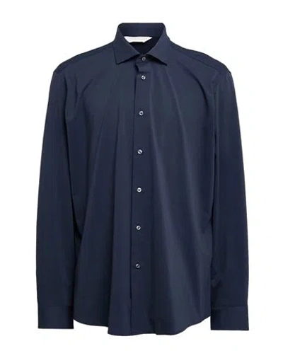 Brian Dales Man Shirt Midnight Blue Size 17 ½ Polyamide, Elastane