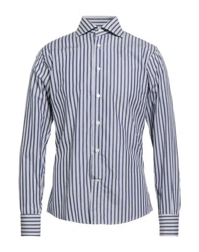 Brian Dales Man Shirt Navy Size 15 ¾ Cotton In Blue