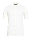Brian Dales Man Shirt Off White Size L Cotton In Neutral