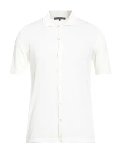Brian Dales Man Shirt Off White Size L Cotton In Neutral