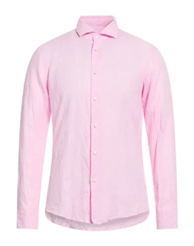 Brian Dales Man Shirt Pink Size 15 ¾ Linen
