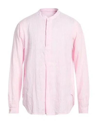 Brian Dales Man Shirt Pink Size 16 ½ Linen