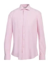 Brian Dales Man Shirt Pink Size 16 ½ Nylon, Elastane In Pink