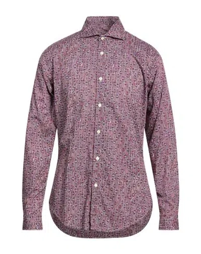 Brian Dales Man Shirt Purple Size 16 ½ Cotton