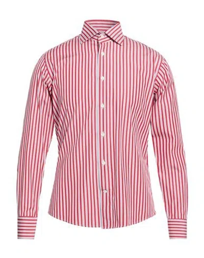 Brian Dales Man Shirt Red Size 15 ¾ Cotton