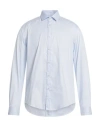 Brian Dales Man Shirt Sky Blue Size 16 ½ Cotton, Polyamide, Elastane