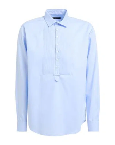 Brian Dales Man Shirt Sky Blue Size 17 ½ Cotton