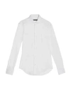 Brian Dales Man Shirt White Size 14 ½ Cotton, Polyamide, Elastane
