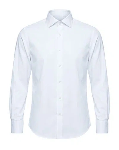 Brian Dales Man Shirt White Size 15 Cotton