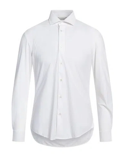 Brian Dales Man Shirt White Size 15 ¾ Nylon, Elastane