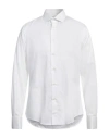 Brian Dales Man Shirt White Size 17 Cotton In White