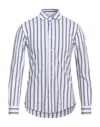 Brian Dales Man Shirt White Size 17 Polyamide, Elastane In White