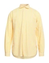 Brian Dales Man Shirt Yellow Size 16 ½ Cotton In Yellow